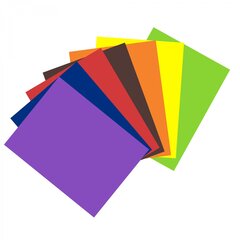 
          Бумага цветная Alingar, А4, немелованная, двухсторонняя, 16 листов, 8 цветов, пакет с клеевым клапаном