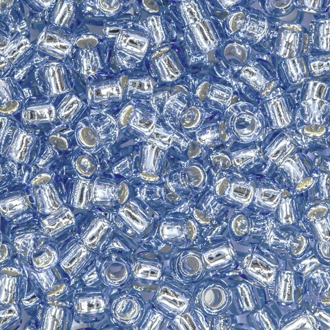 Японский бисер TOHO Round 8/0 (№33), с внутренним серебрением, прозрачный