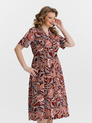 4536 Халат на пуговицах