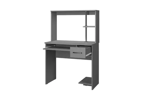 Компьютерный стол с надстройкой Дебют графит