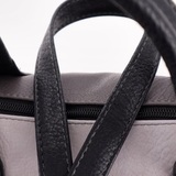 Сумка Саломея 603 мульти итальянский серо-черный