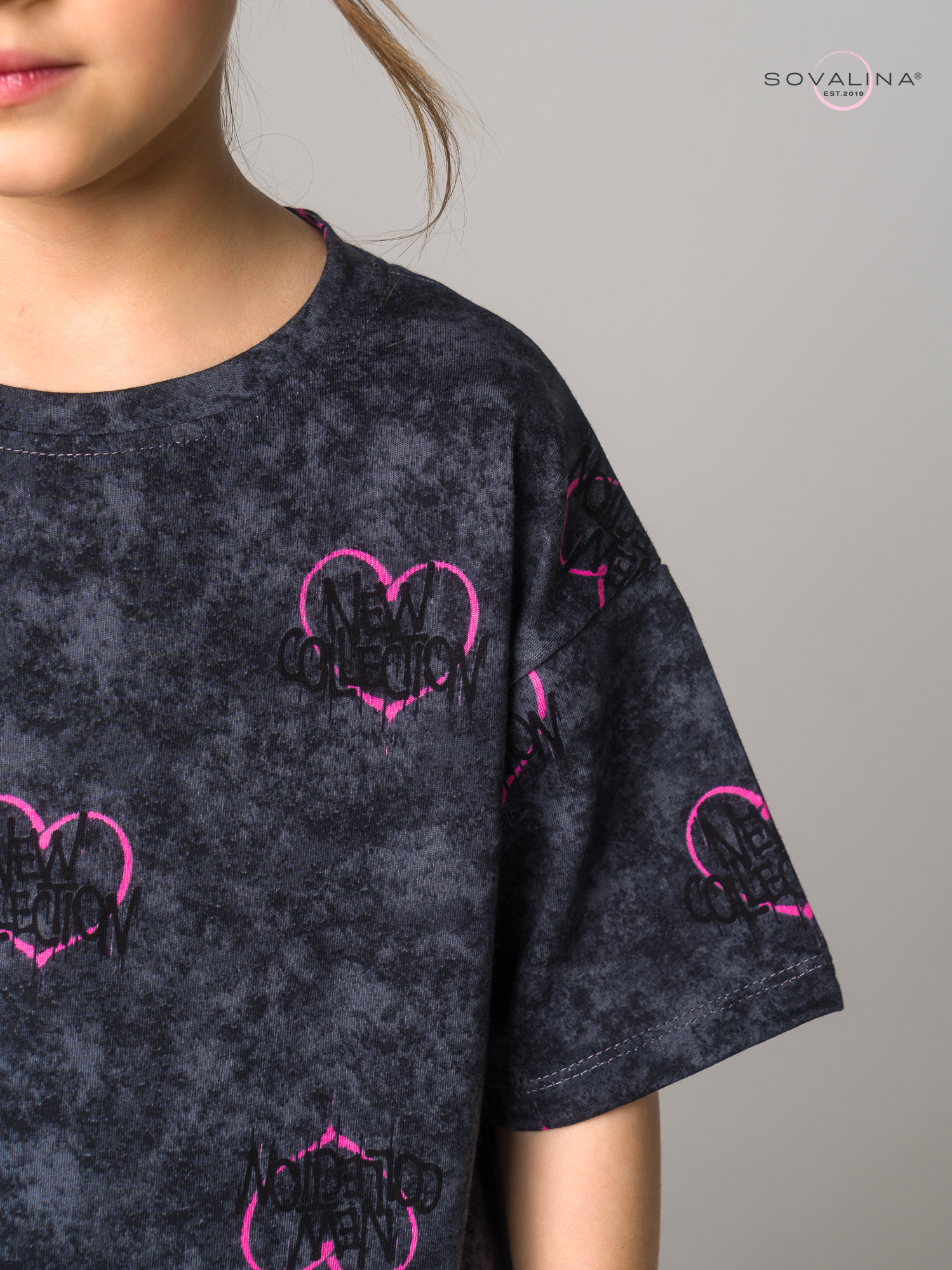 Костюм Daily girl варенка сердце фуксия mini