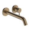 Hansgrohe Tecturis S 73351140 Смеситель для раковины встраиваемый, внешняя часть, цвет: шлифованная бронза