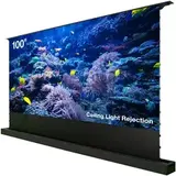 Экран Cactus 125x221см FloorRising CS-PSFRCLR-221X125 16:9 напольный рулонный черный (моторизованный привод)