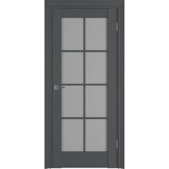Купить Межкомнатная дверь ПЭТ Witon 01R Grey остеклённая