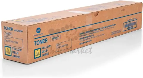 Тонер-картридж оригинальный TN-324Y для Konica Minolta bizhub C258, C308, C368 желтый. Ресурс 26 000 стр. (A8DA250)