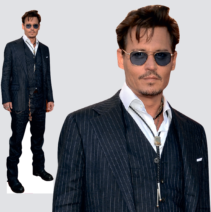 Ростовая фигура Джонни Депп (Johnny Depp) 525х1800 мм - купить по ...