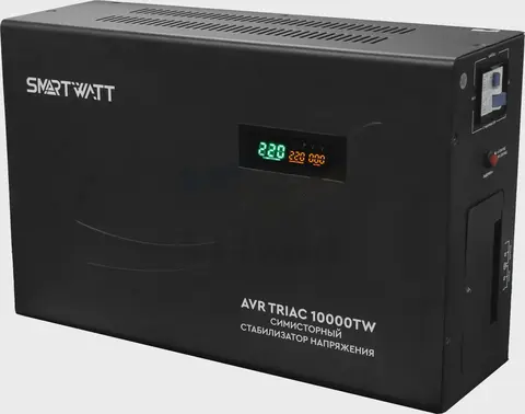 Стабилизатор напряжения Smartwatt AVR Triac 10000TW 10000ВА черный