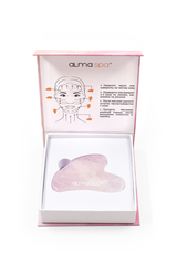 ALMASPA Скребок гуаша из розового кварца