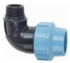 Колено для ПЭ трубы 50х2" НР