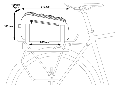 Картинка велосумка Zefal Z Traveler 40 Rear Bag  - 6