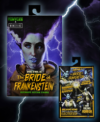 Фигурка NECA Universal Monsters x Teenage Mutant Ninja Turtles: Ultimate April as Bride of Frankenstein
