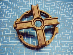 Крышка QUATTRO ELEMENTI КМ 24/50-200 двигателя задняя (248-467-029)