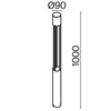 Ландшафтный светильник Maytoni Mill O427FL-L12GF3K