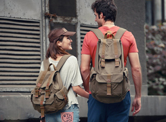 Винтажный рюкзак из ткани Virginland VIR-55