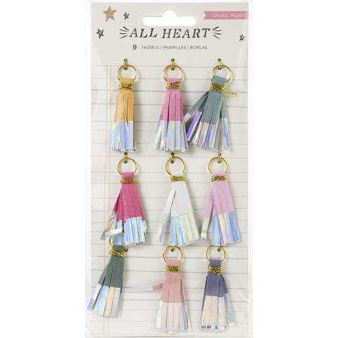 Кисточки -All Heart от Crate Paper -9шт