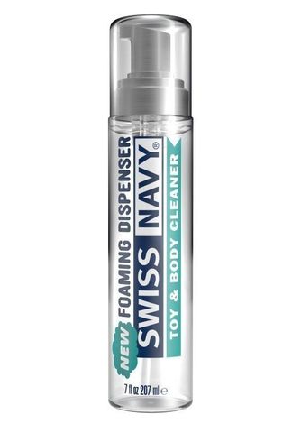 Очищающая пенка для игрушек и тела Swiss Navy Toy   Body Cleaner Foamer - 207 мл. - Swiss navy Creams & Cleaning Sprays SNTB7OZ