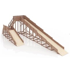 Зимняя горка "Метелица" 12 метров и 4,5 метра