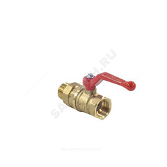 Кран шаровой латунь 11Б27фт1М Ду 32 Ру40 ВР/"американка" полнопроходной рычаг VALFEX VF.225.LR1.114