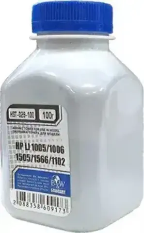 Тонер для картриджей CB435A/CE285A/CF283A/CF244A,CRG-712/725 (оптимизирован для совместимых) (фл. 100г) Black&White Standart фас.Россия – купить по низкой цене в Инк-Маркет.ру с доставкой