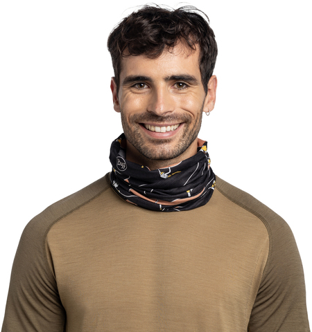 Картинка бандана-труба Buff CoolNet Tumus Black - 3