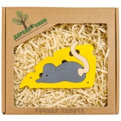 Развивающая игрушка"Мышонок и сыр"