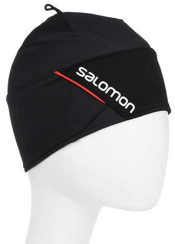 Картинка шапка Salomon Rs Beanie Black/Black/Matador - 3