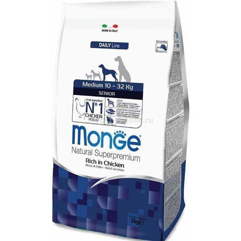 Monge Dog Medium корм для щенков средних пород 3 кг