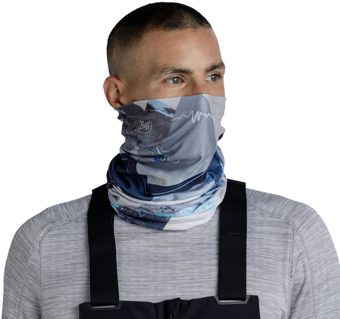 Картинка бандана-труба Buff Thermonet Synth Blue - 2