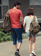 Винтажный рюкзак из ткани Virginland VIR-55