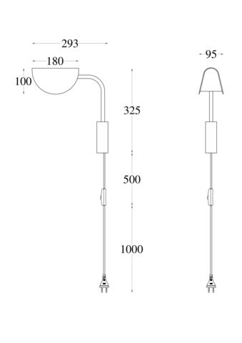 Бра Technical Mollis MOD126WL-01B