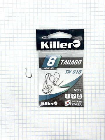 Крючок KILLER TANAGO № 6 продажа от 10 шт.