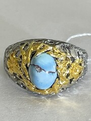 Ария-бирюза (кольцо из серебра)