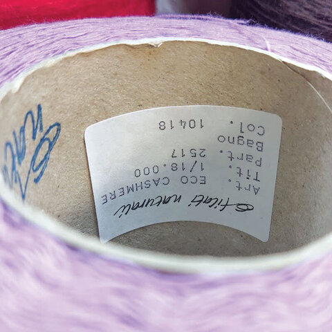 Кашемир FILATI NATURALI ECO CASHMERE 1/18 сиреневый