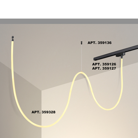 Светильник светодиодный Novotech RAMO 359328 KONST NT24 000, 25W 3000K 2м