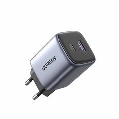 Зарядное устройство UGREEN CD350 (15539) Nexode 35W USB-A, USB-C EU, серый