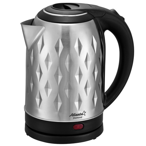 Чайник металлический электрический ATH-2430 (black)