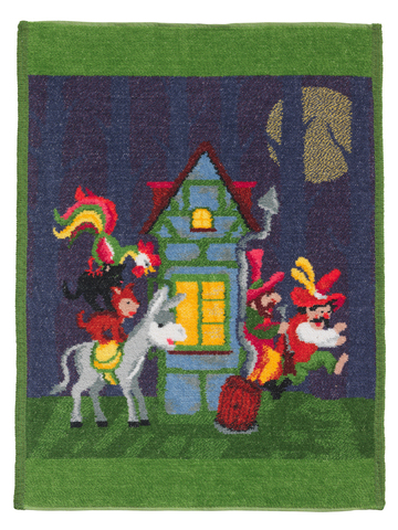 Полотенце детское 37x50 Feiler Marchen Bremer Stadt Musikant 195 зеленое