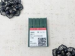 Игла промышленная, тонкая колба трикотаж 75/11 1738FFG, 10 игл