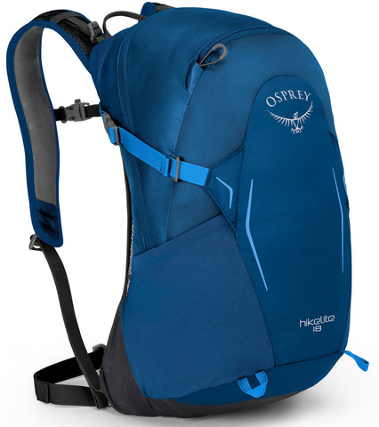 Картинка рюкзак туристический Osprey Hikelite 18 Bacca Blue - 1