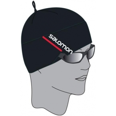 Картинка шапка Salomon Rs Beanie Black/Black/Matador - 4