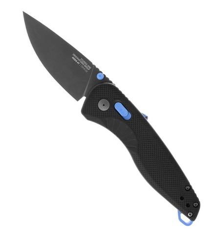 Нож SOG, 11-41-07-57 Aegis MK3 Black+Cyan складной полуавтоматический | Wenger-Victorinox.Ru