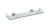 Fixsen KVADRO Полка стеклянная с ограничителем FX-61303B