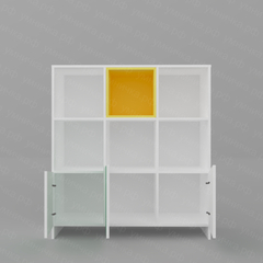 Стеллаж детский «Весенний закат» 9 - секций