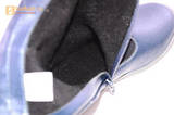 Сапоги для девочек из натуральной кожи на байковой подкладке Лель (LEL), цвет темно-синий. Изображение 16 из 16.