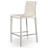 Полубарный стул Barrie 65 см бежевая кожа