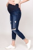 Джинсы для беременных (SLIM) 04008 синий