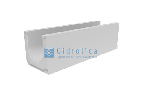 Лоток водоотводный бетонный коробчатый (СО-200мм) )КU 100.29,8(20).49,5(42,5) - BGU, № 40-0