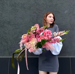 Букет Pink delight in tenderness