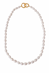 Бусы из жемчуга, замок с премиальным золочением